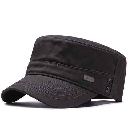 Men’s Four Seasons Cotton Baseball Cap Casual Peaked Sunshade Commuter Hat