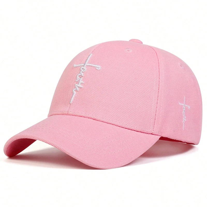 Fashion Faith Embroidery Baseball Cap Men Women Spring Summer sun Hats Cotton Snapback Hat Unisex Hip Hop Trucker Caps Gorras