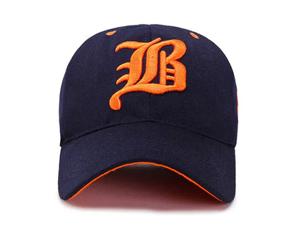 Unisex Cotton Baseball Cap – Embroidered Snapback Hip Hop Dad Hat