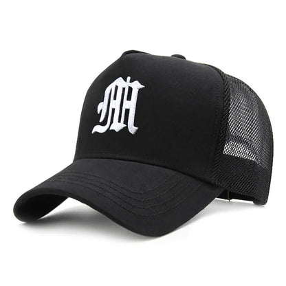 Men’s Big Head Mesh Baseball Cap Breathable Summer High Crown Sun Protection Hat