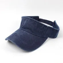 New Summer Visors Denim Baseball Cap Women Outdoor Empty Top Sport Sun Hat for Golf Hiking Tennis Running Male Sunscreen Cap