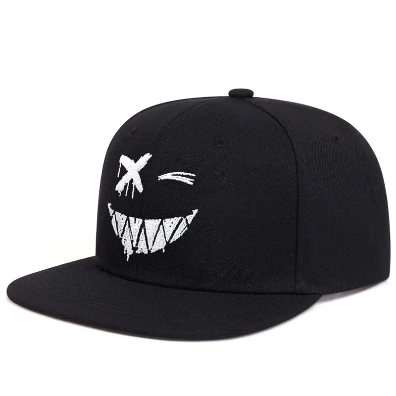 Unisex Personalized Embroidered Hip Hop Baseball Cap – Adjustable Cotton Snapback Outdoor Sun Hat