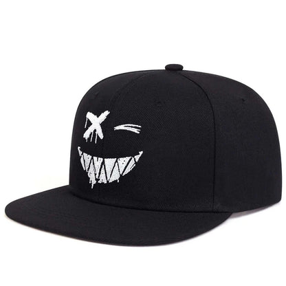 Unisex Personalized Embroidered Hip Hop Baseball Cap – Adjustable Cotton Snapback Outdoor Sun Hat