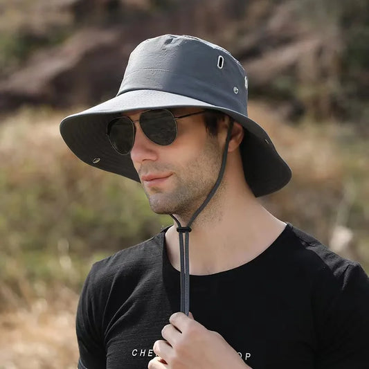 Waterproof Bucket Hat – UV Protection Breathable Outdoor Cap for Men & Women