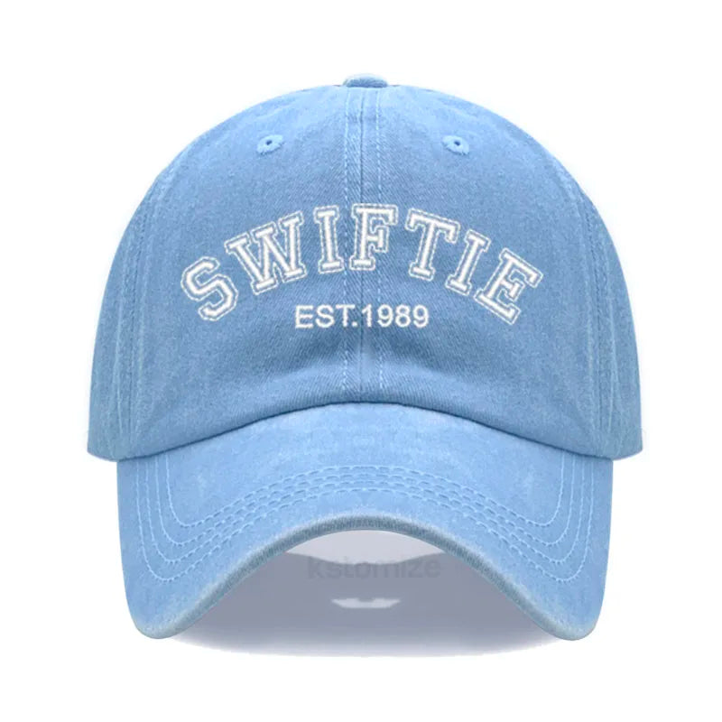 SWIFTIE 1989 Embroidery Baseball Cap for Men Women Unisex Washed Cotton Dad Hat Sun Hat Gift Fans Outdoor Sports Dropshipping