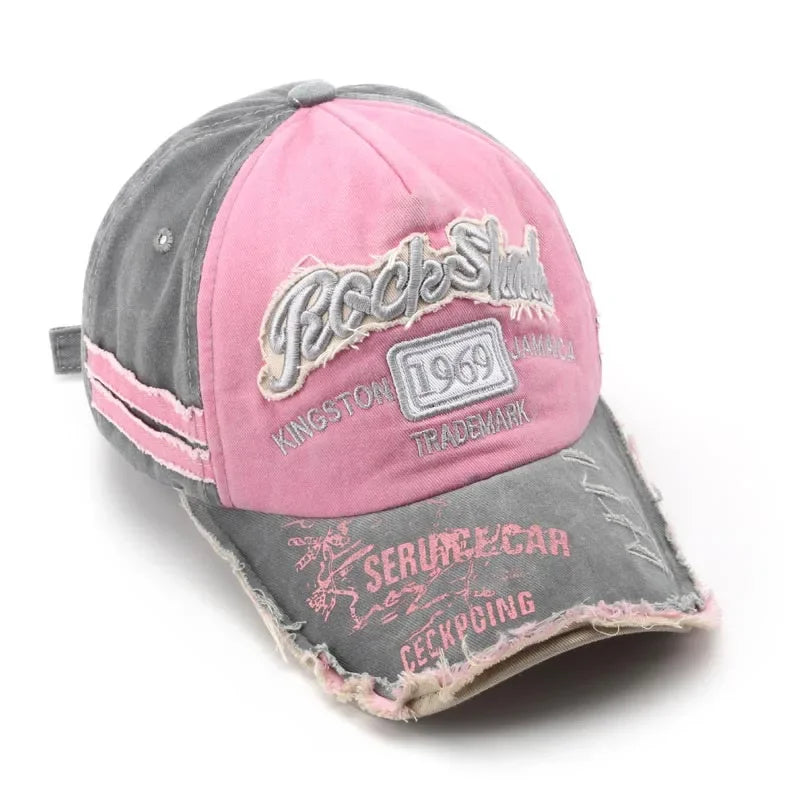 Washed Denim 1969 Embroidery Baseball Caps For Women Men High Quality Sports Hats Summer Hat Vintage Visors Snapback Hip Hop Cap