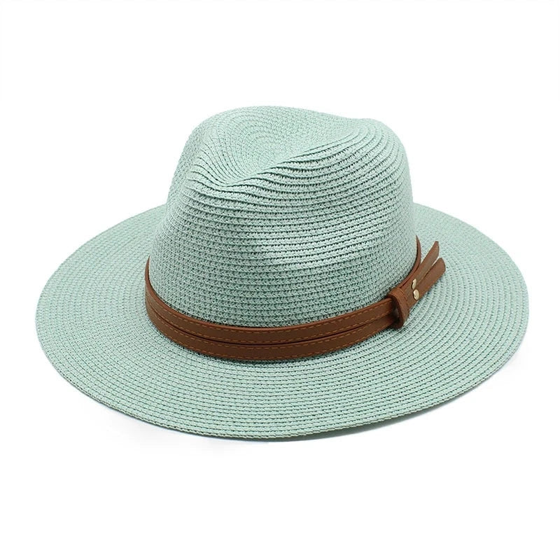 Beach Hats for Men and Women Beach Outdoor Sun Protection Visors Sun Hats Jazz Straw Hat