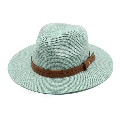 Beach Hats for Men and Women Beach Outdoor Sun Protection Visors Sun Hats Jazz Straw Hat