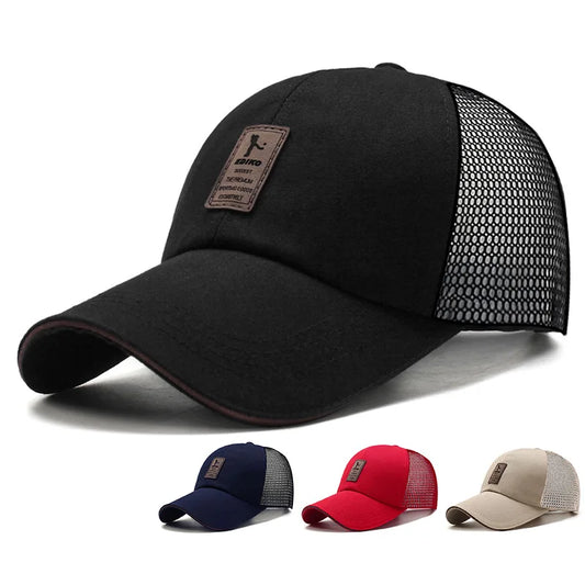 Unisex Mesh Baseball Cap – Breathable Outdoor Sports Sun Hat, Korean Style