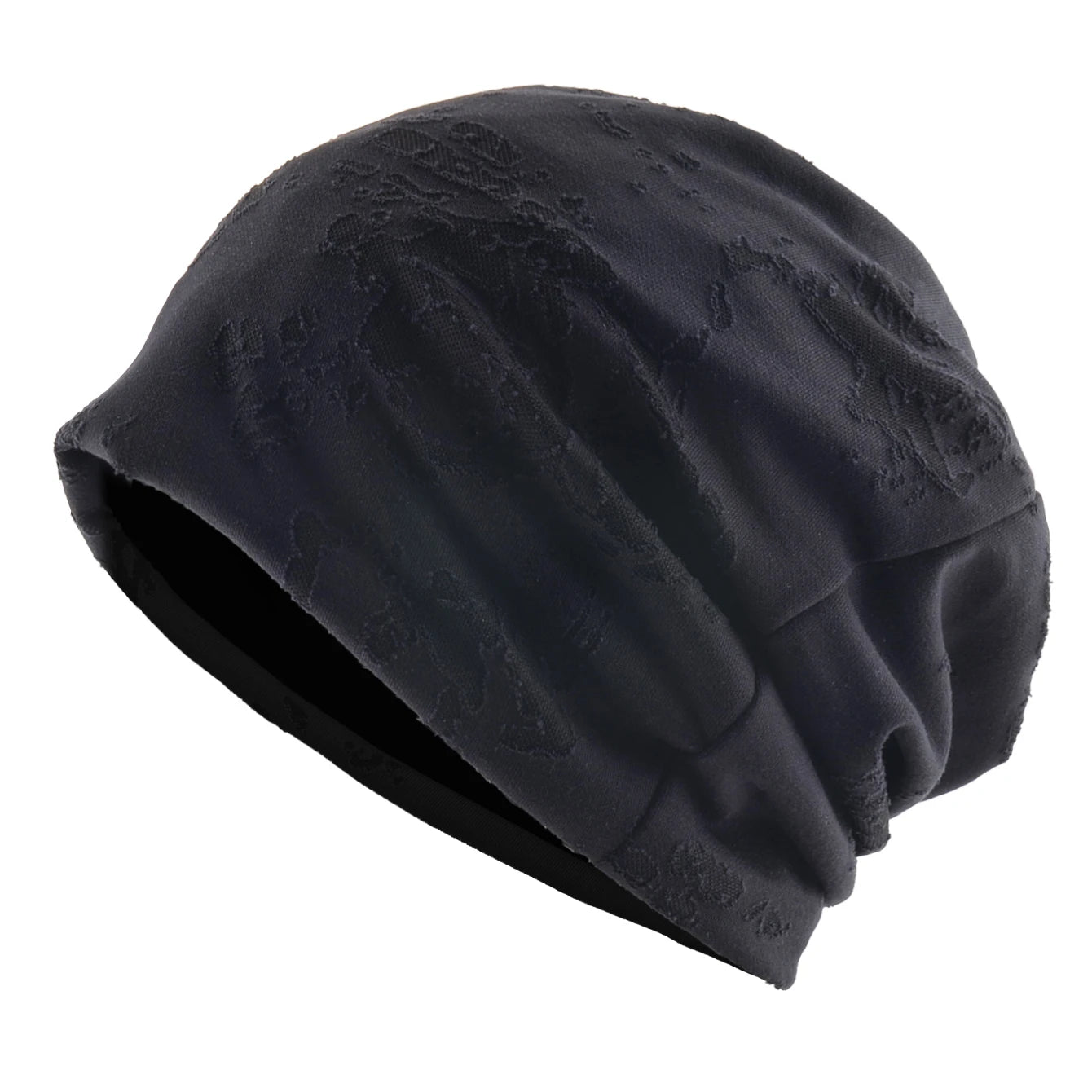 Distressed Color Block Beanie Men Unisex Vintage Streetwear Hip Hop Hat Spring Fall Knit Cap For Casual Sport Daily Retro
