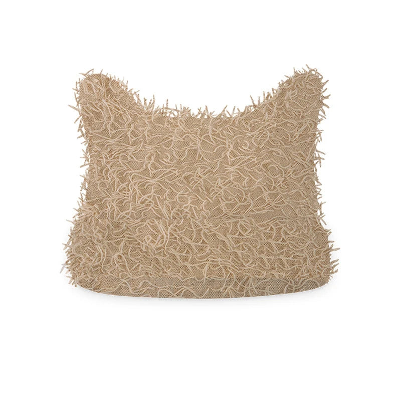 Hip Hop Distressed Knitted Caps Unisex Winter Y2k Cat Ears Little devil Beanies Outdoor Fuzzy Thick Warm Balaclava Hat