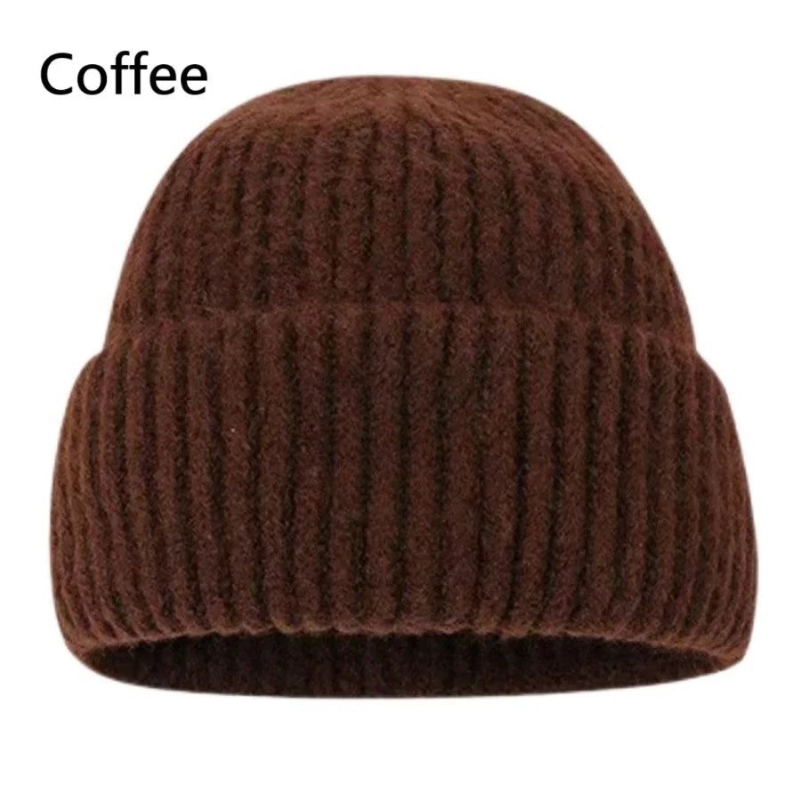 Cat Ears Wool Hat Female Autumn and Winter Korean  Cute Face Small Knitted Hat Big Head Circumference Warm Ear Protection Hat
