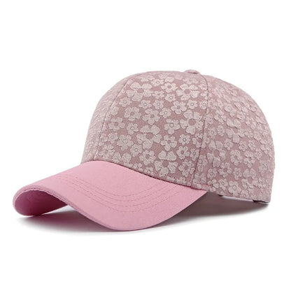 Ethnic Wind Hat for Men and Women Outdoor Sunshade Baseball Hat Fashion Imitation Cowboy Print Hard Top Duck Tongue Hat Trend