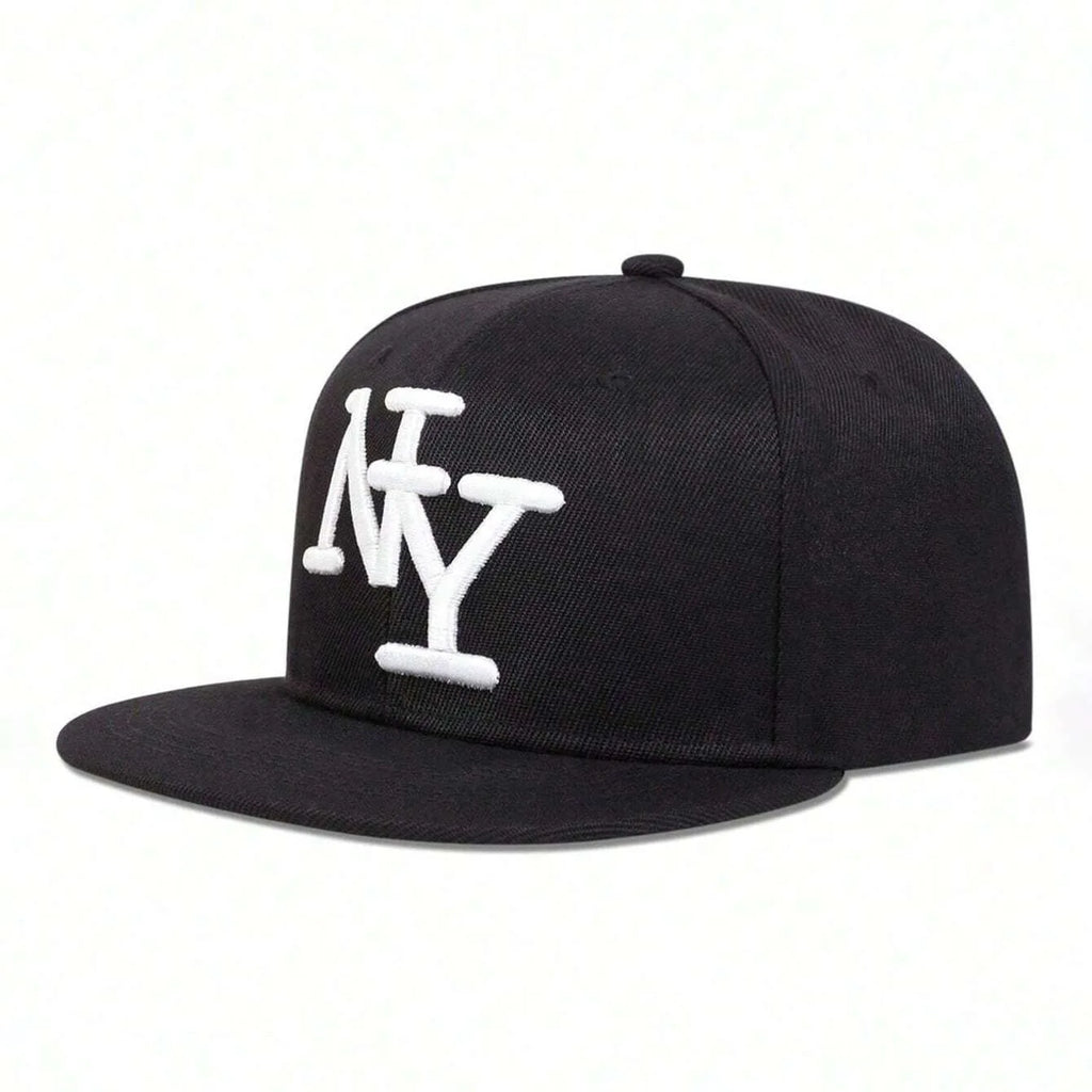 3D Letter Embroidery Baseball Cap Fashion Hip Hop Flat Brim Outdoor Casual Sun Hats Men Daily Street Snapback Caps