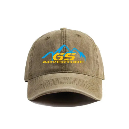 GS Adventure Baseball Caps Distressed Hats Cap Men Women Retro Outdoor Summer Adjustable Hats Leisure outdoor sun protection