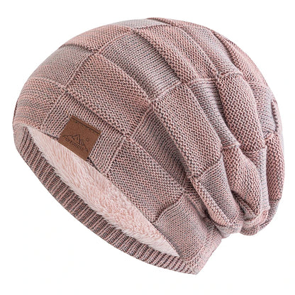 Hot Sale Women Winter Hats Fashion Slouchy Warm Beanie Female UP POSITIVE Brand Multicolor Mixing Color Design Streetwear Cap