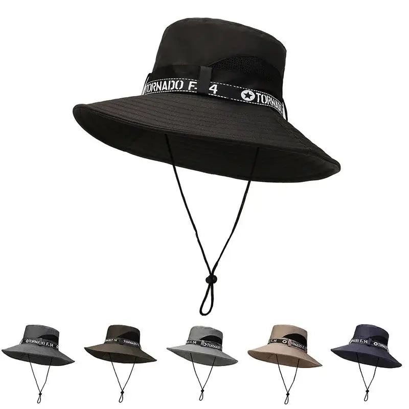Unisex Bucket Hat – Wide Brim Sun Hat, Foldable Outdoor Fishing & Hiking Cap