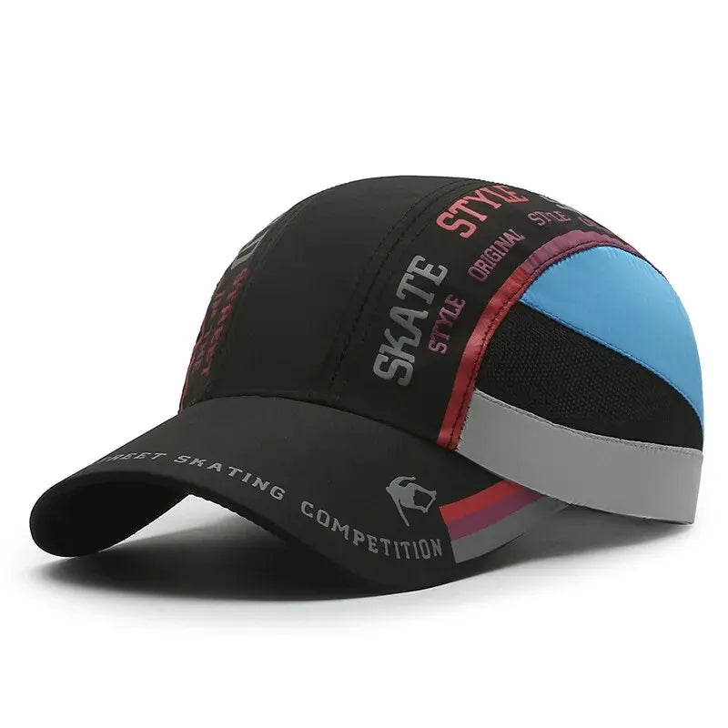 Unisex Quick Dry Baseball Cap Breathable Outdoor Sports Visor Adjustable Sun Hat