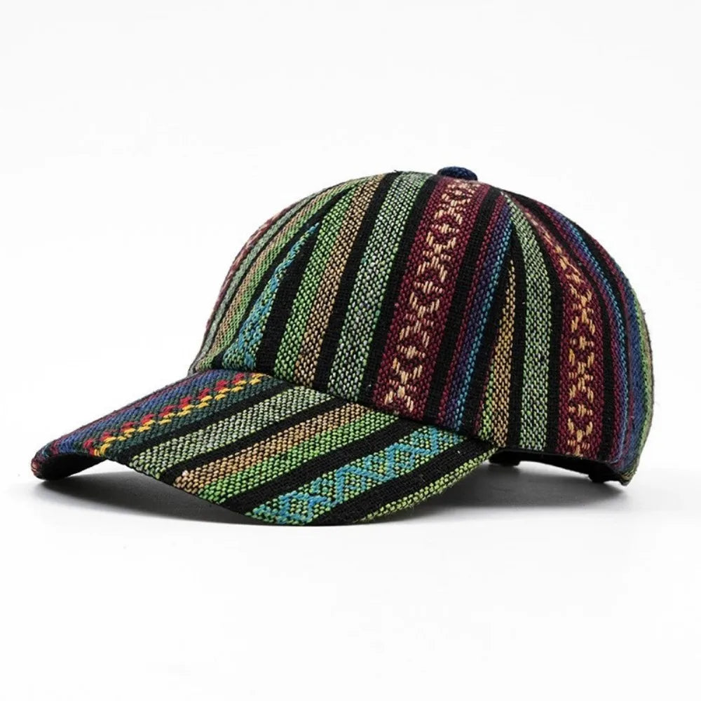 Spring Summer Boho Baseball Cap For Men Women Adjustable Tribal Print Sun Hat Street Sport Hiphop Outdoor Trucker Snapback Visor