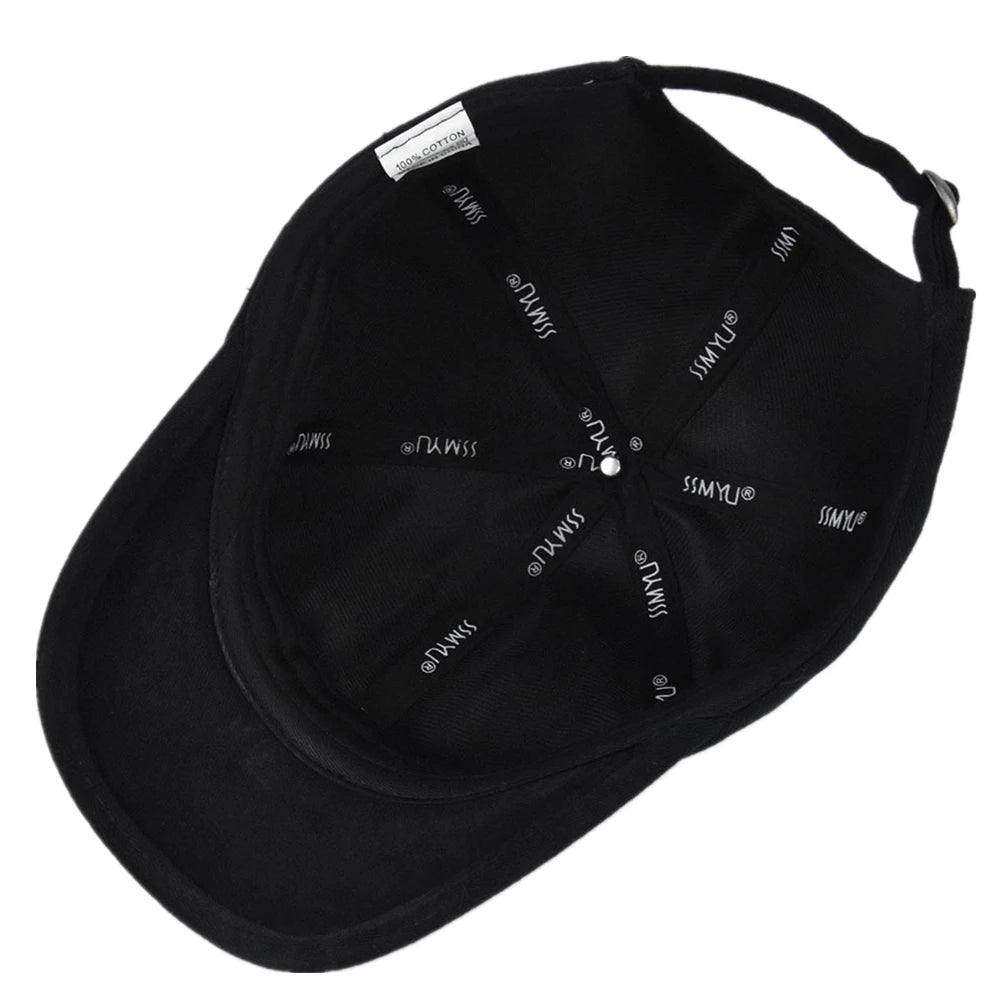 Unisex Vintage Baseball Cap SHORT Visor Letter Baseball Hats Men And Women Outdoor Sports Hats