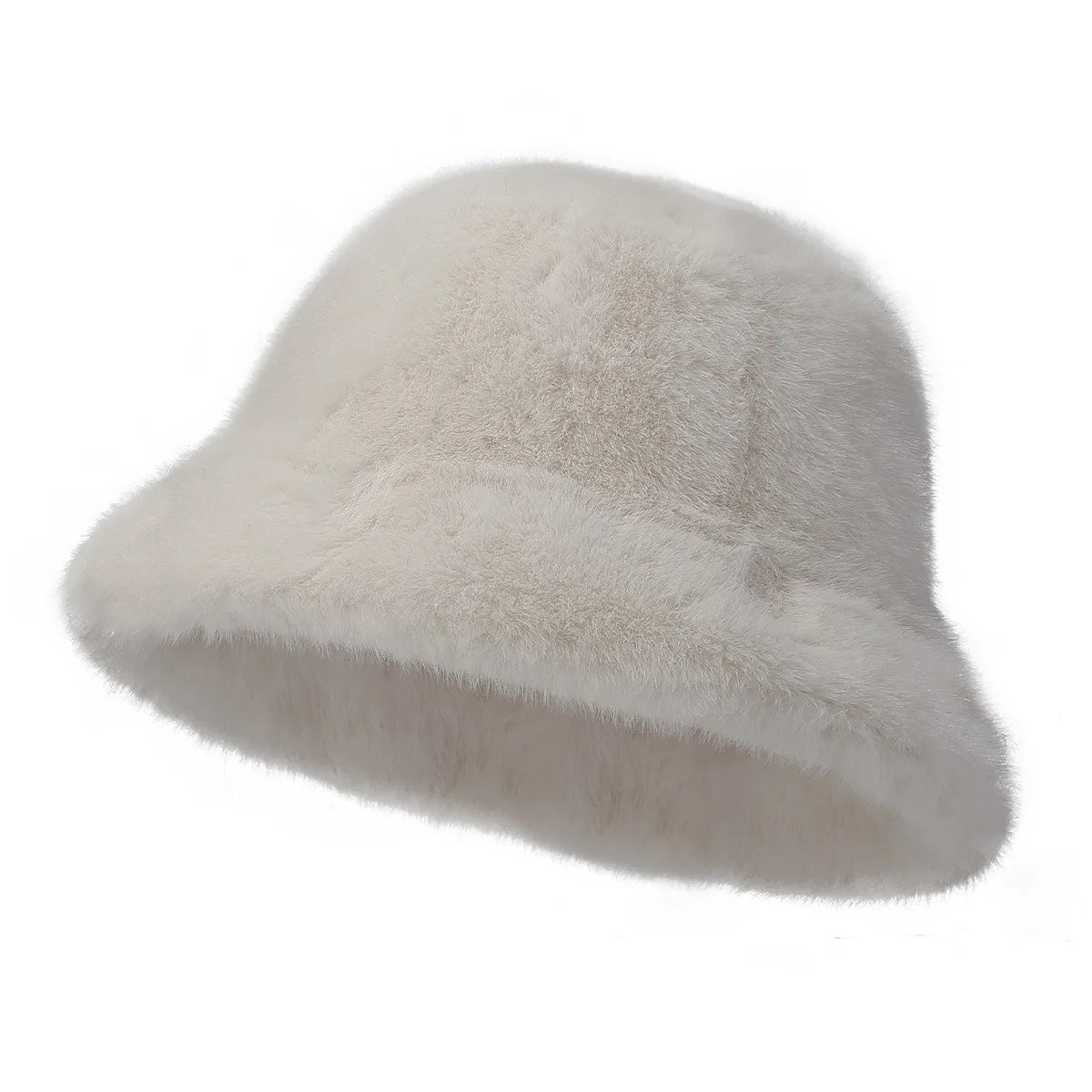 New Cool Women Warm Thick Bucket Hats Lady Female Cool Panama Autumn Winter Outdoor Solid Color Fisherman Cap Hat For Women