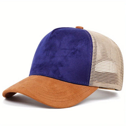 Unisex Mesh Baseball Cap Summer Outdoor Sports Adjustable Trucker Caps Fashion Curved Dad Cap Men Women Casual Breathable Sunhat