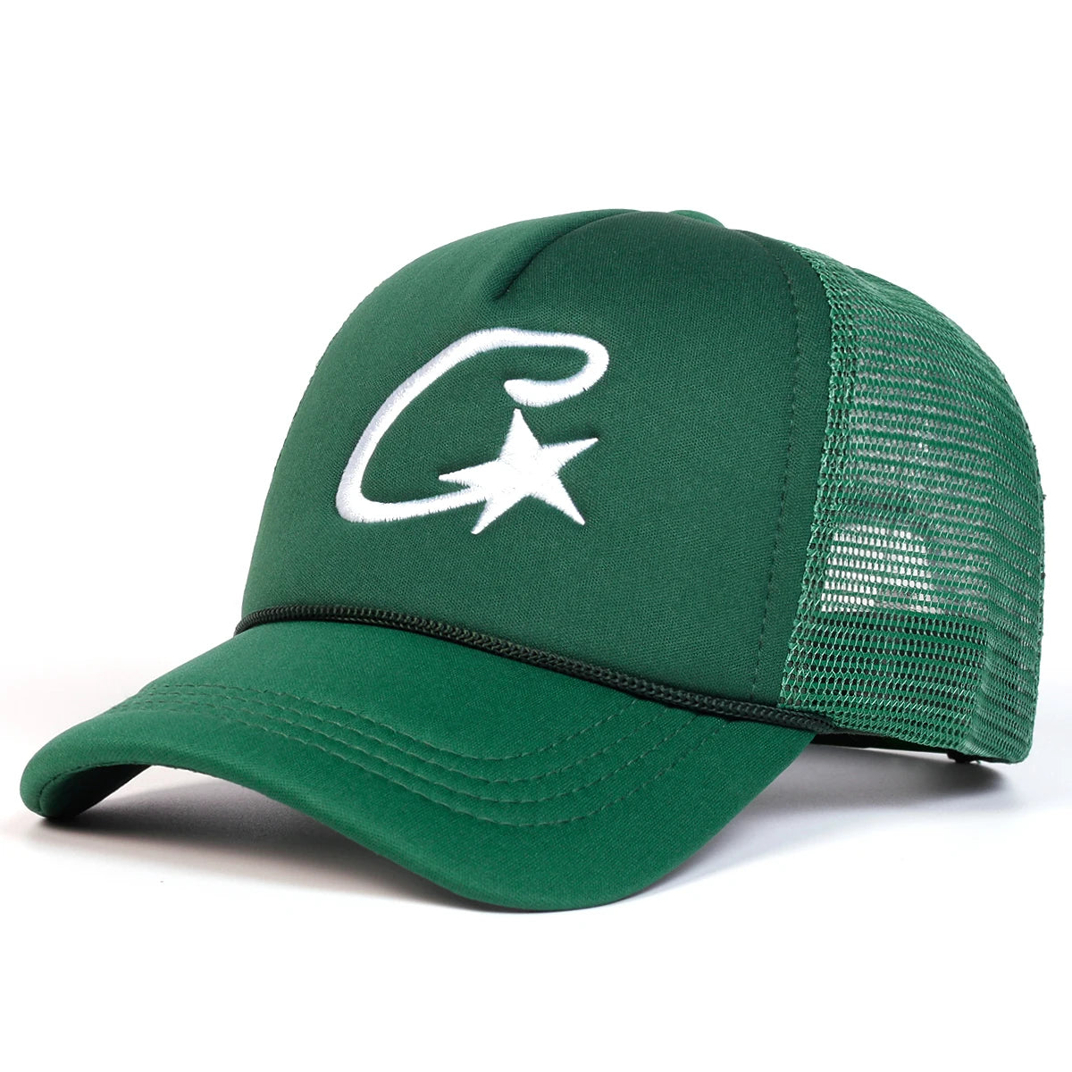 Unisex C Letter Pentagram Embroidery Baseball Net Caps Spring and Summer Outdoor Adjustable Casual Hats Sunscreen Hat