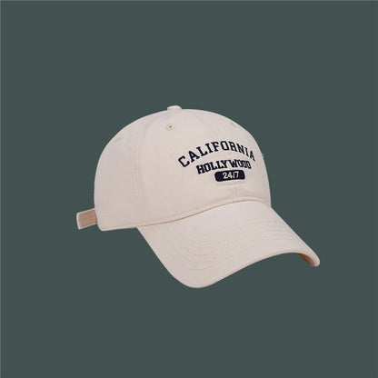Unisex Retro Letter Embroidery Baseball Cap – Cotton Snapback Sport Visor Streetwear Hip Hop Hat