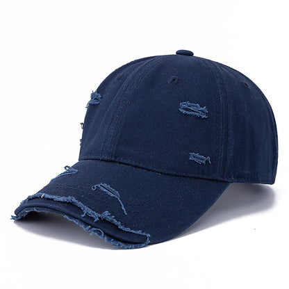 Hot Sale Washed Cotton Retro Distressed style Cap High Quality Baseball Cap Women Dopamine Cap Outdoor Hats