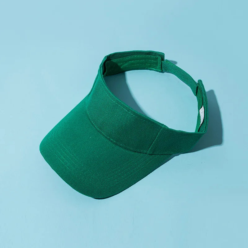 Baseball Cap Summer Hats For Girls Boys Children Casual Empty Top Sun Visor Tennis Cap Solid Sunscreen Outdoor Group Activity