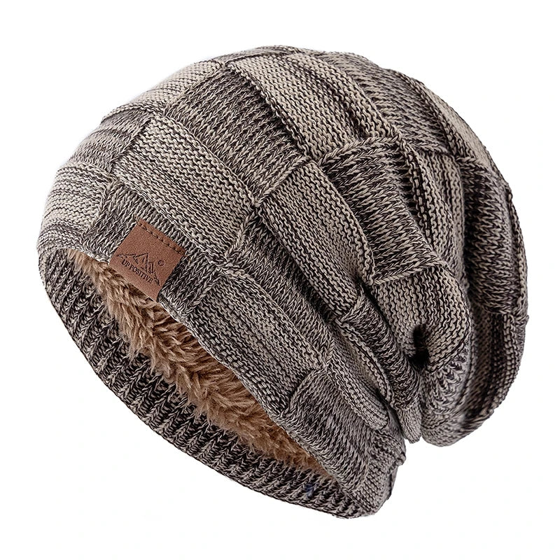 Hot Sale Women Winter Hats Fashion Slouchy Warm Beanie Female UP POSITIVE Brand Multicolor Mixing Color Design Streetwear Cap