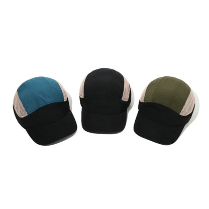 Unisex Japanese Quick-Dry Baseball Cap – Thin Mesh Short Brim Outdoor Running Golf Fishing Sports Hat (2024 Style)