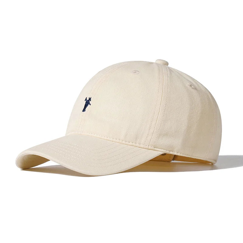 Unisex Cotton Baseball Cap – Simple Farmer Embroidery Casual Adjustable Sun Hat
