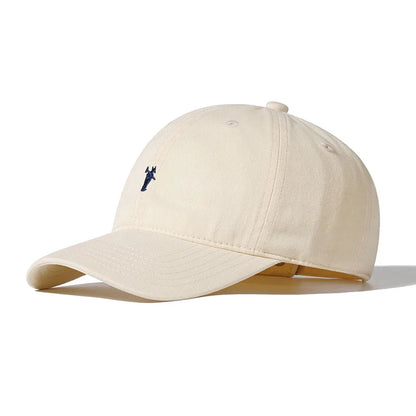 Unisex Cotton Baseball Cap – Simple Farmer Embroidery Casual Adjustable Sun Hat