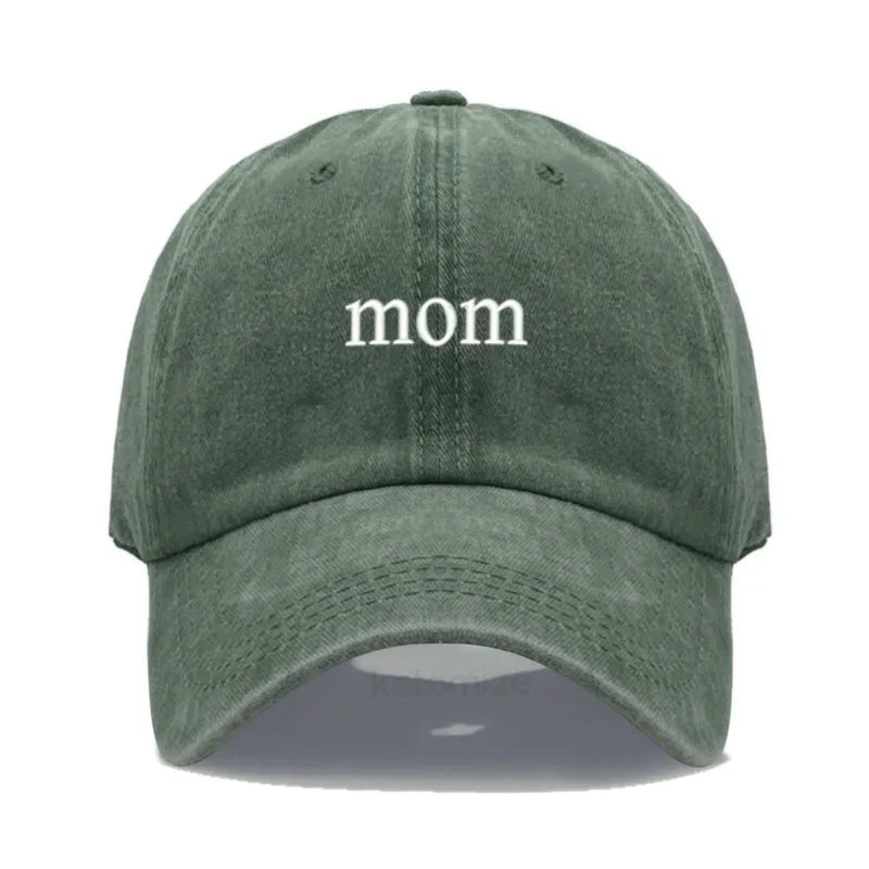 New dad mom Embroidery Soft Cotton Baseball Cap Fashion Women Men Hat Sport Visors Snapback Cap Sun Hat Breathable Outdoor Caps