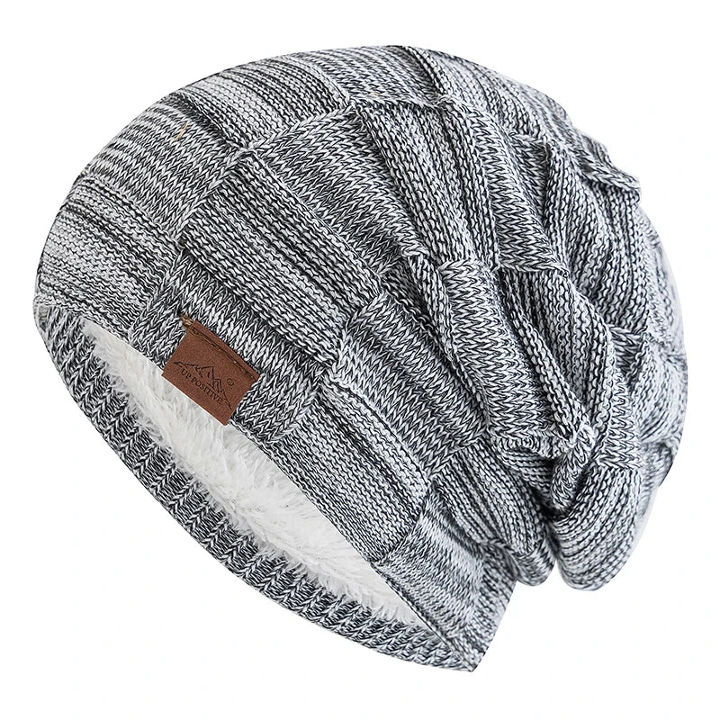Hot Sale Women Winter Hats Fashion Slouchy Warm Beanie Female UP POSITIVE Brand Multicolor Mixing Color Design Streetwear Cap