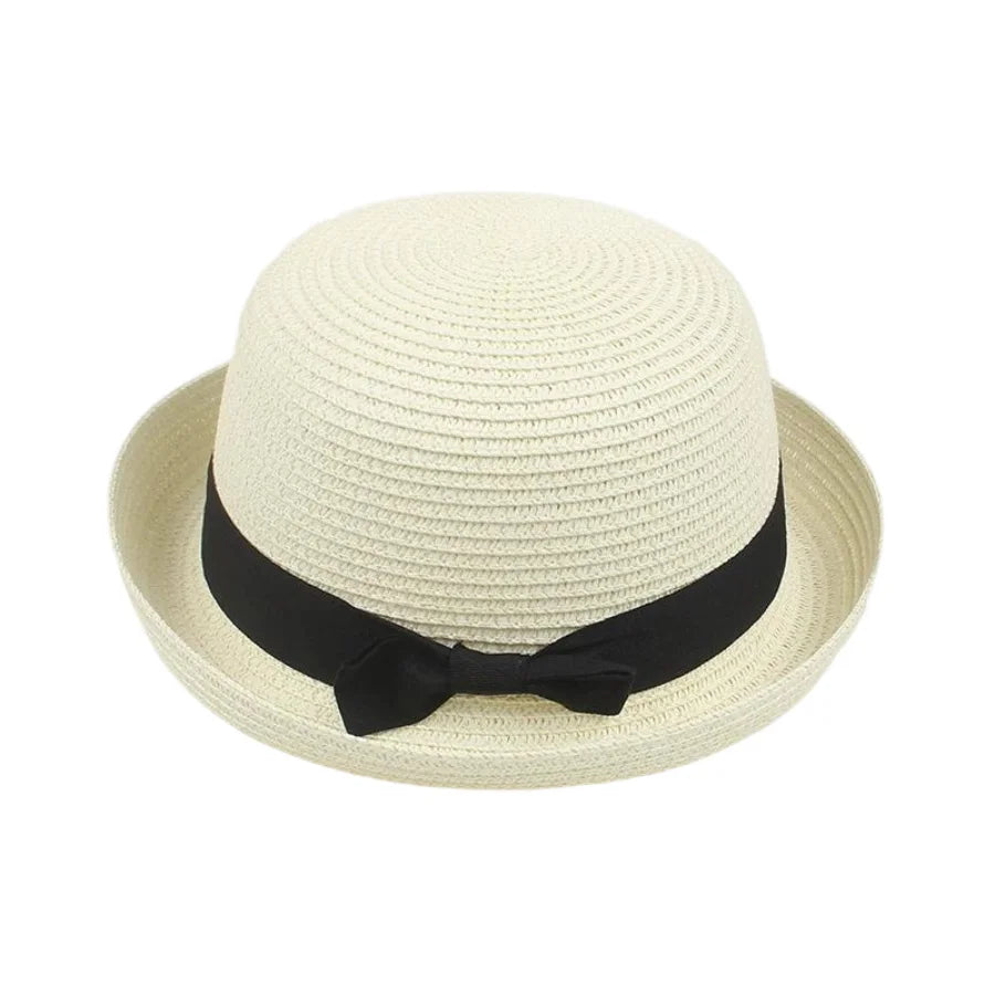 Korean Summer Men's and Women's Top Hats Straw Hats Sunshade Sunscreen Hats Beach Vacation Travel Hat