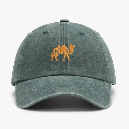 Camel Embroidered Exquisite Animal vintage cotton Baseball caps Men Women Washed Hat Sports Fishing Dad Summer Peaked cap