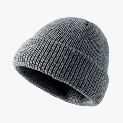 Bright Candy Color Winter Knitted Hat Beanies Skullies for Women Warm Thick Men Hip Hop Skullcap Hat Couple Street Sport Beanies