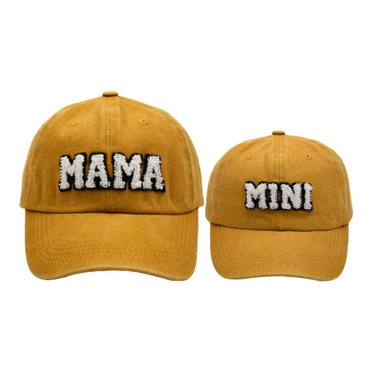 New Cool Mama Mini Women Children Kids Cap Sets Spring Summer Outdoor Lady Female Boy Girls Baseball Cap For Women