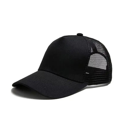 Mesh Cap Women Spring Summer Hats For Women Baseball Cap Cotton Solid Colored Wholesale Stock 6 Panel 5 Panel Breathable Cap