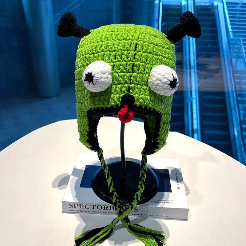 Unisex Balaclava Fashion Cosplay Carnival Party Winter Warm Cap Adult Children Autumn Winter Funny Cartoon Monster Knitted Hat