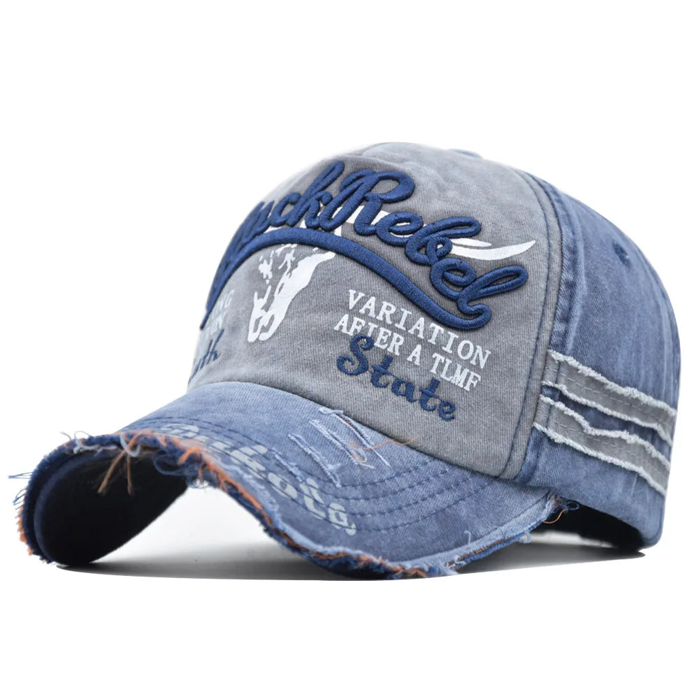 Washed Denim 1969 Embroidery Baseball Caps For Women Men High Quality Sports Hats Summer Hat Vintage Visors Snapback Hip Hop Cap