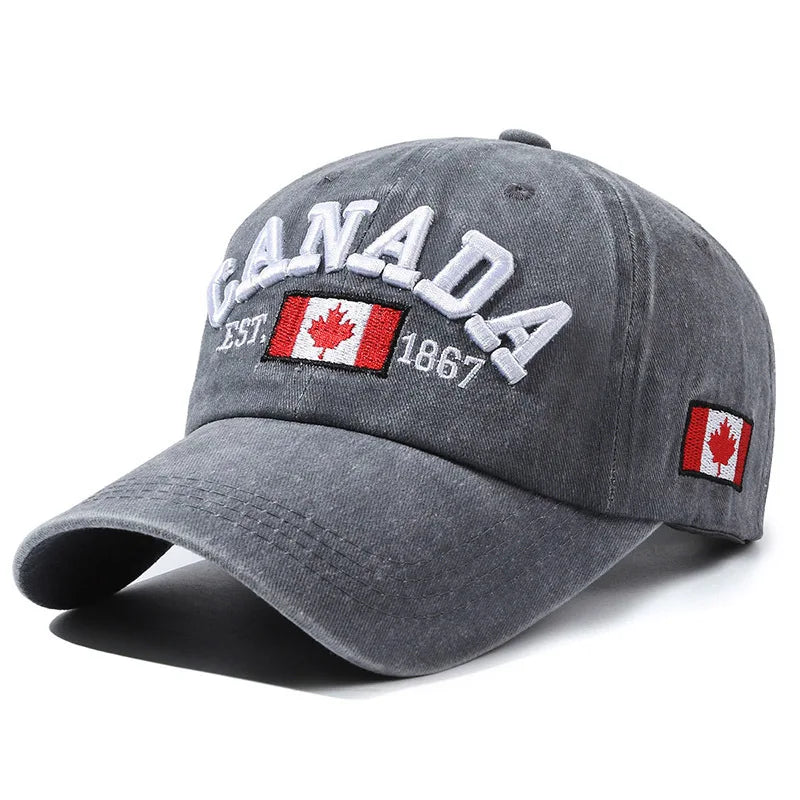 Men And Women Letters Fashion Trend Hat CANADA Letters Baseball Cap Cotton Versatile Baseball Cap