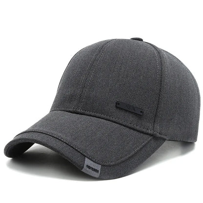 Men’s Casual Baseball Cap – Simple Outdoor Sports Sun Hat for Spring & Autumn