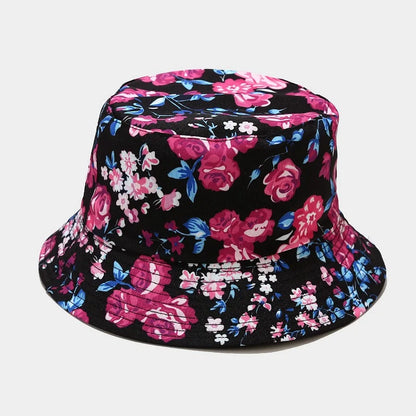 fashion plant printing pattern fisherman hat spring and summer outdoor sun protection fisherman cap unises fishing caps