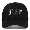 Unisex SECURITY Letter Embroidery Baseball Caps Spring And Autumn Outdoor Adjustable Casual Hats Sunscreen Hat