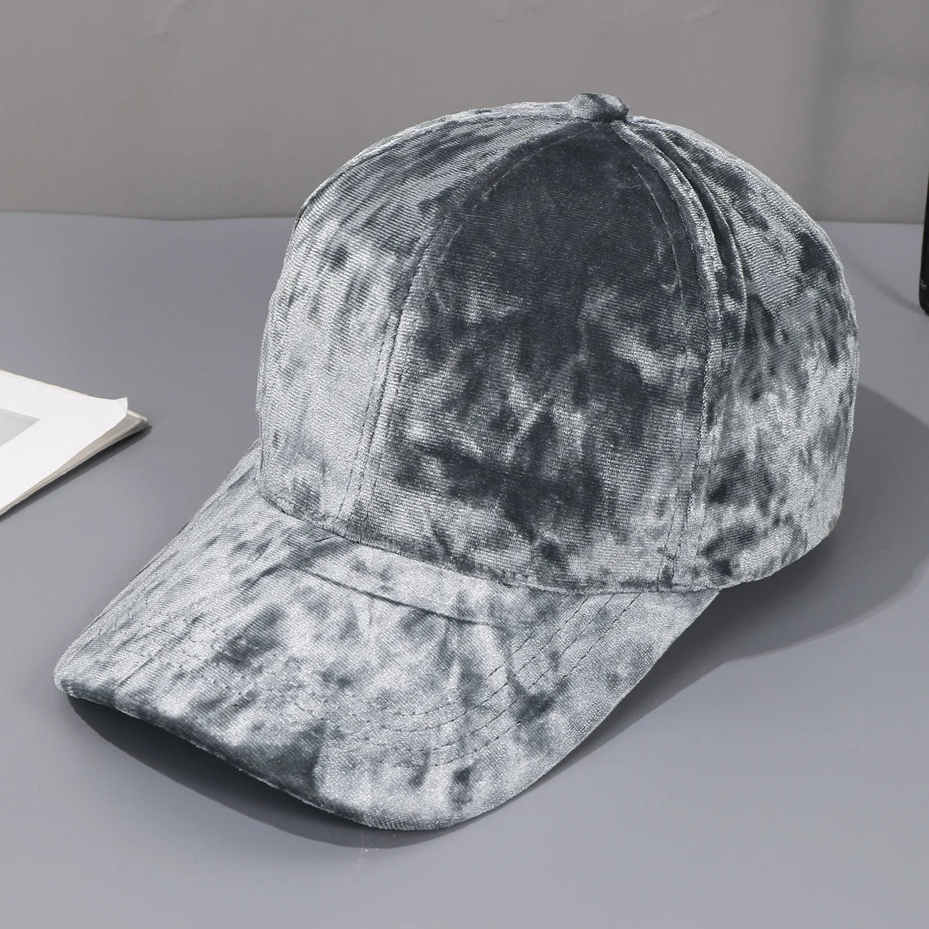 Autumn Winter Velvet Baseball Cap - Unisex Curved Brim Casual Hat, Soft Adjustable Snapback For Men Women
