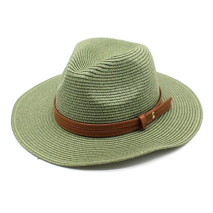 Beach Hats for Men and Women Beach Outdoor Sun Protection Visors Sun Hats Jazz Straw Hat