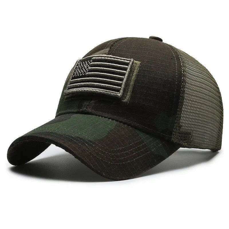 Unisex Mesh Baseball Cap – Breathable Embroidered Summer Outdoor Sun Hat